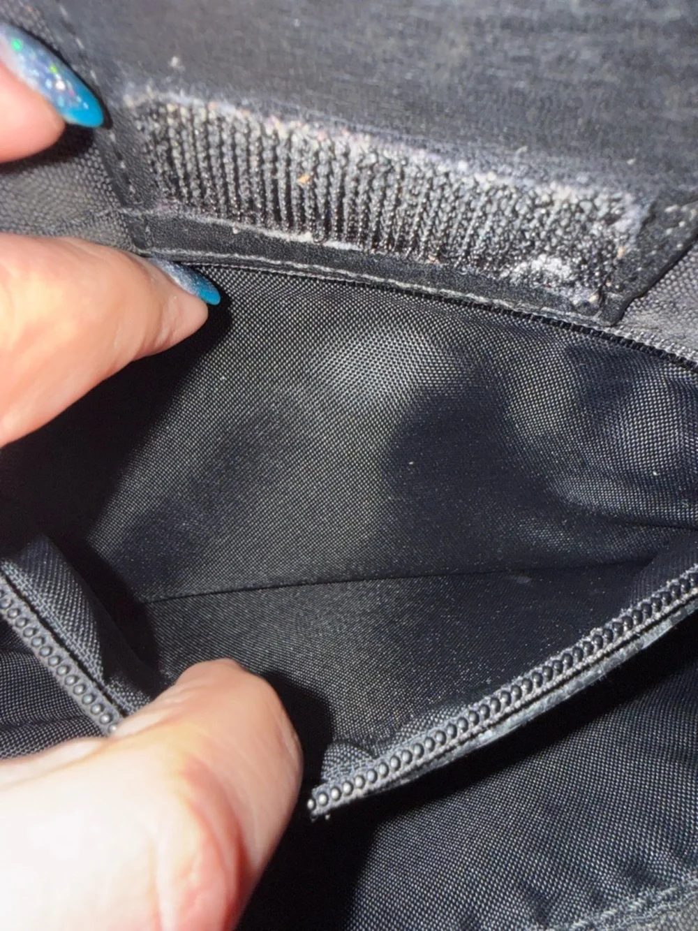 Coach Vintage Black Canvas and Nylon Leather Trim Messenger Bag